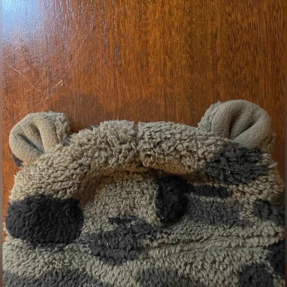 NWOT The North Face | Camo Green Littles Bear Beanie | 0-6 mo